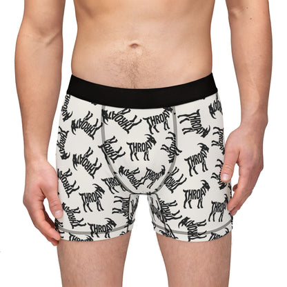 THROAT GOAT Men's Boxer Briefs - Bone