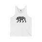 PAPI BEAR Jersey Tank - Onyx Silhouette Design