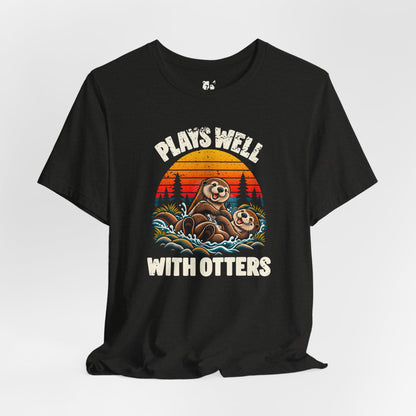 Plays Well with Otters Jersey Tee