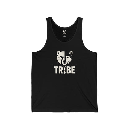 TRIBE Jersey Tank - Bone Silhouette Design