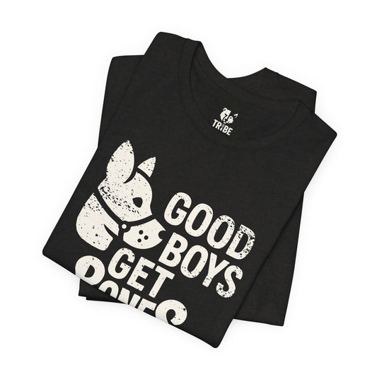 GOOD BOYS GET BONES Jersey Tee - Bone Design