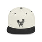 TOP COCK Flat Bill Snapback — Onyx Silhouette Design