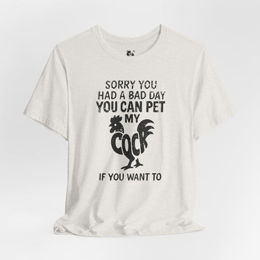 PET MY COCK Jersey Tee - Onyx Design