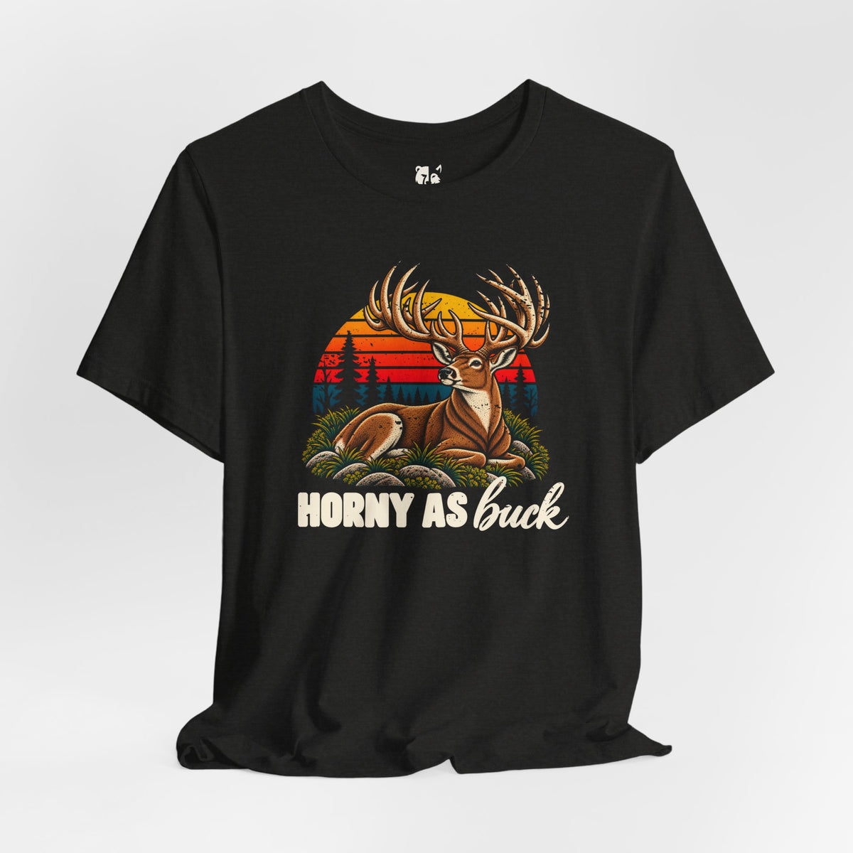 Horny As Buck Jersey Tee