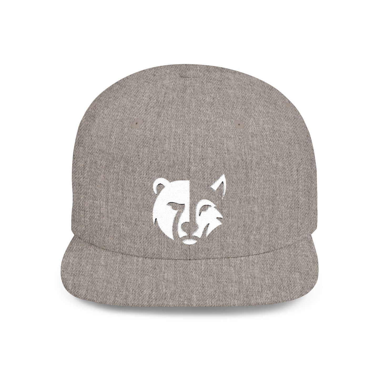 TRIBE Icon Flat Bill Snapback — Bone Design
