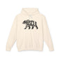 MUSCLE BEAR Lightweight Hoodie - Onyx Silhouette Design