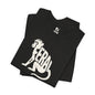 FERAL MONKEY Jersey Tee - Bone Silhouette Design