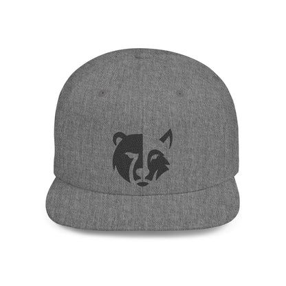 TRIBE Icon Flat Bill Snapback — Onyx Design