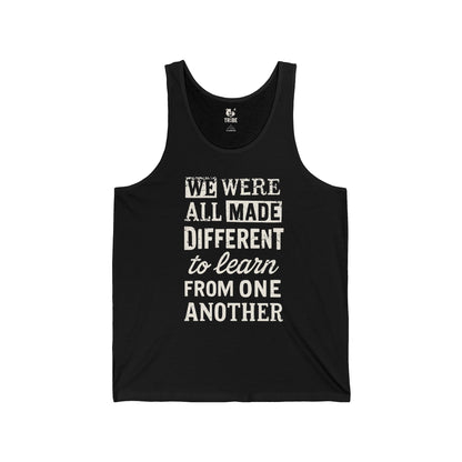ALL DIFFERENT Jersey Tank - Bone Design