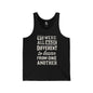 ALL DIFFERENT Jersey Tank - Bone Design
