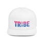 TRIBE Logo Flat Bill Snapback — Bisexual Pride Design