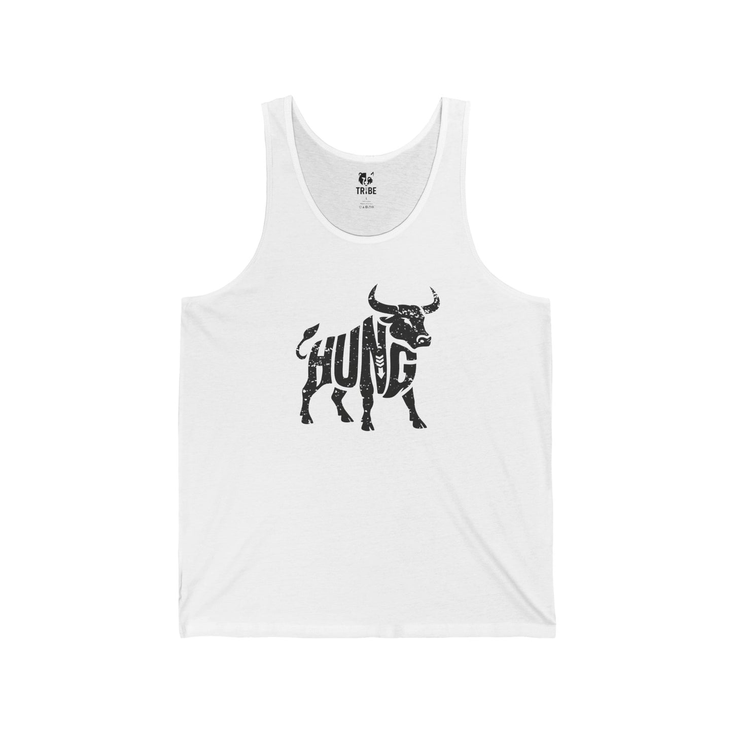 HUNG BULL Jersey Tank - Onyx Silhouette Design