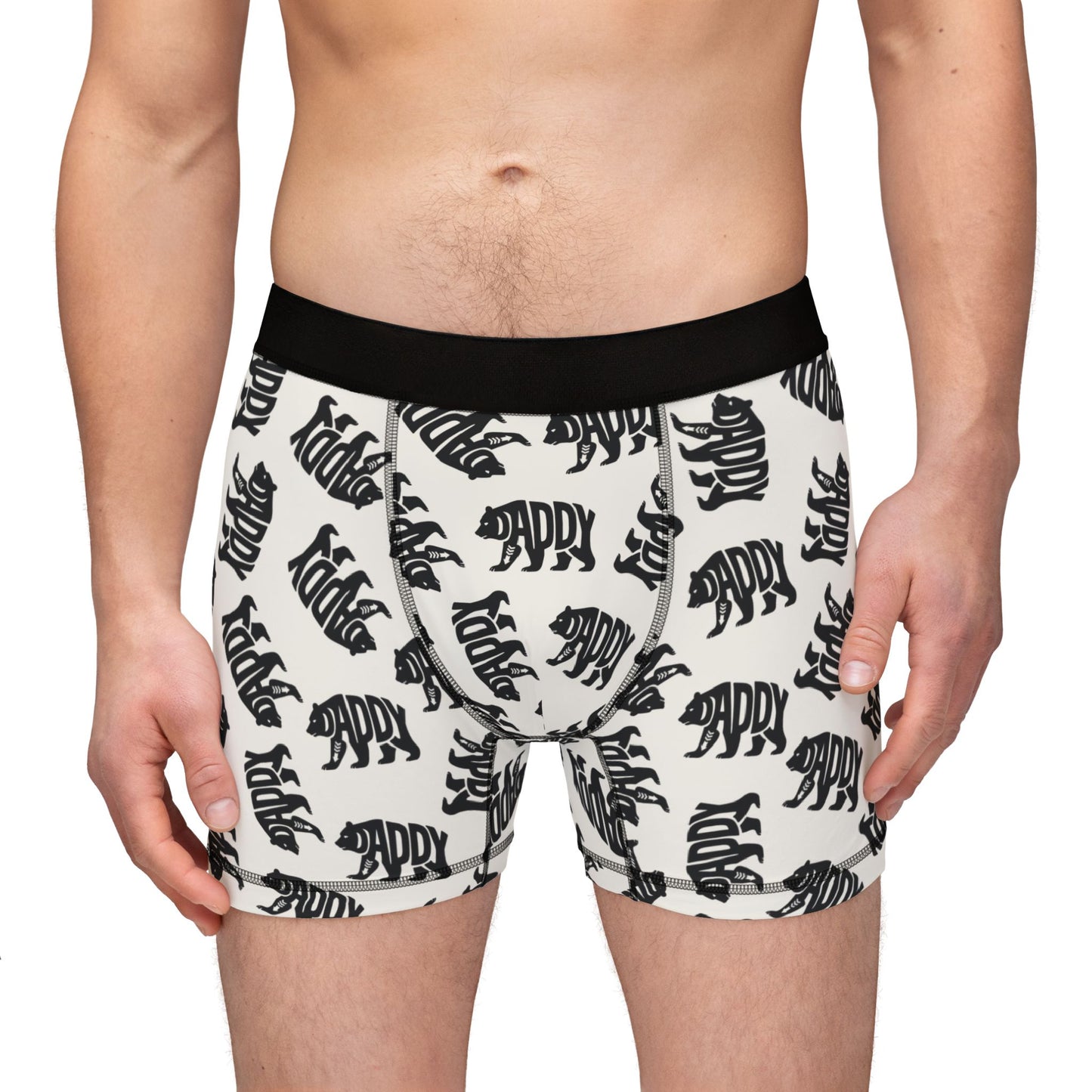 DADDY BEAR Men's Boxer Briefs - Bone