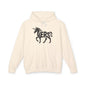 VERS UNICORN Lightweight Hoodie - Onyx Silhouette Design