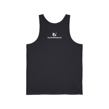 GOOD TROUBLE Jersey Tank - Bone Silhouette Design