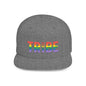 TRIBE Logo Flat Bill Snapback — 1979 Baker Rainbow Design