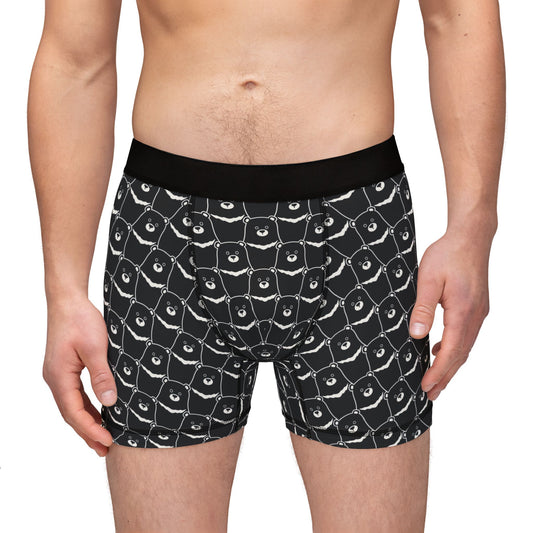 BEAR STARE Men's Boxer Briefs - Onyx
