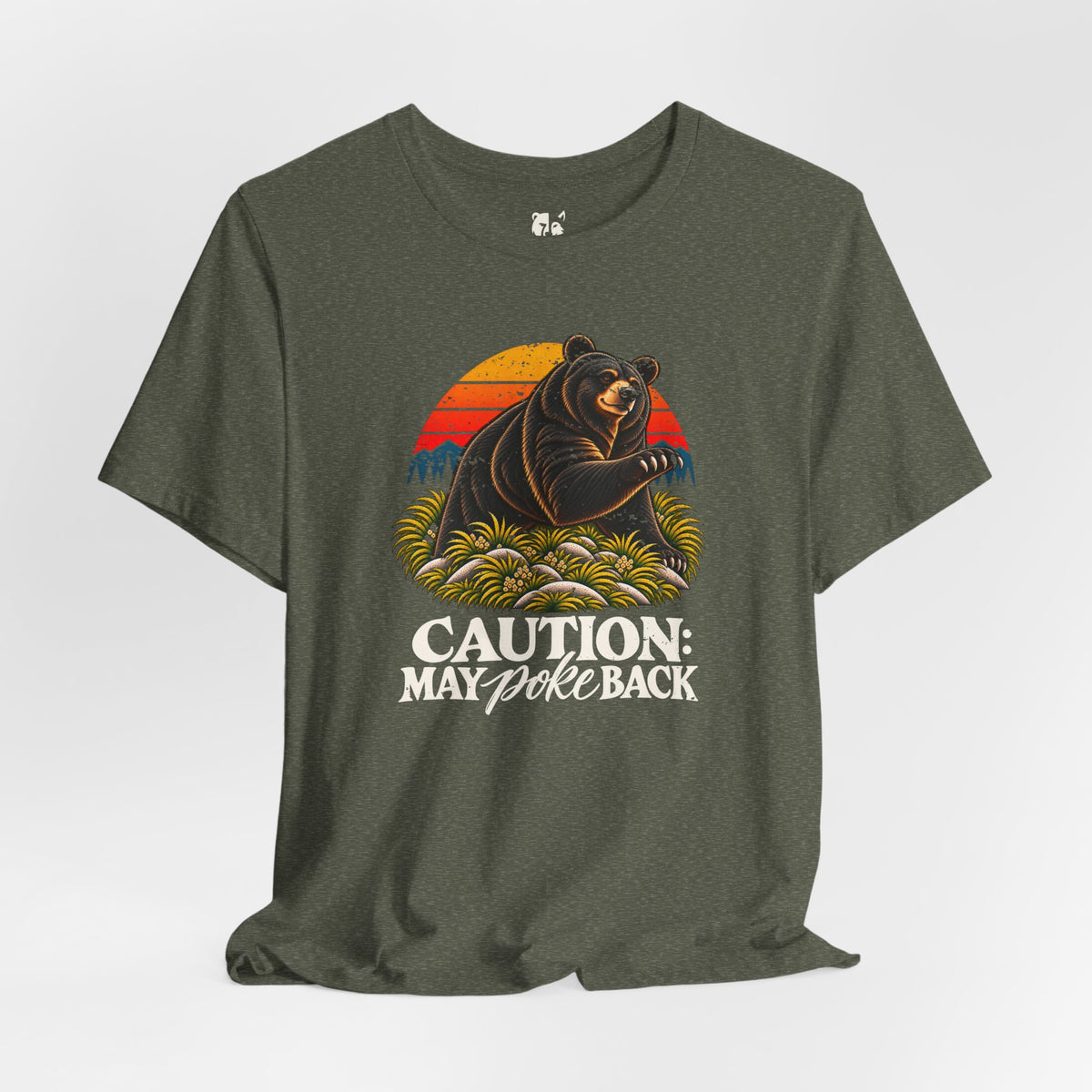 Caution: May Poke Back Jersey Tee