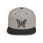 TRANS BUTTERFLY Flat Bill Snapback — Onyx Silhouette Design