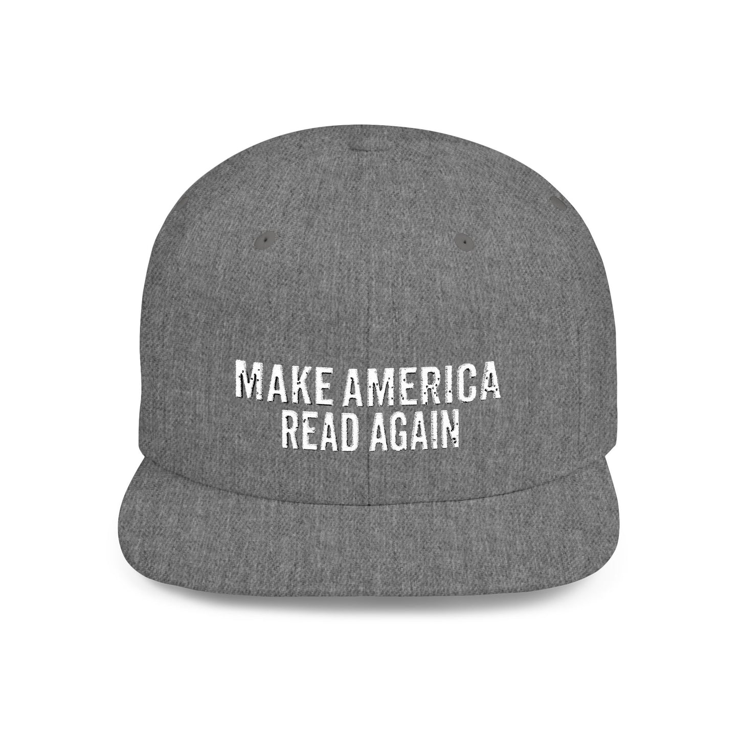 MARA Flat Bill Snapback — Bone Design