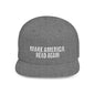 MARA Flat Bill Snapback — Bone Design