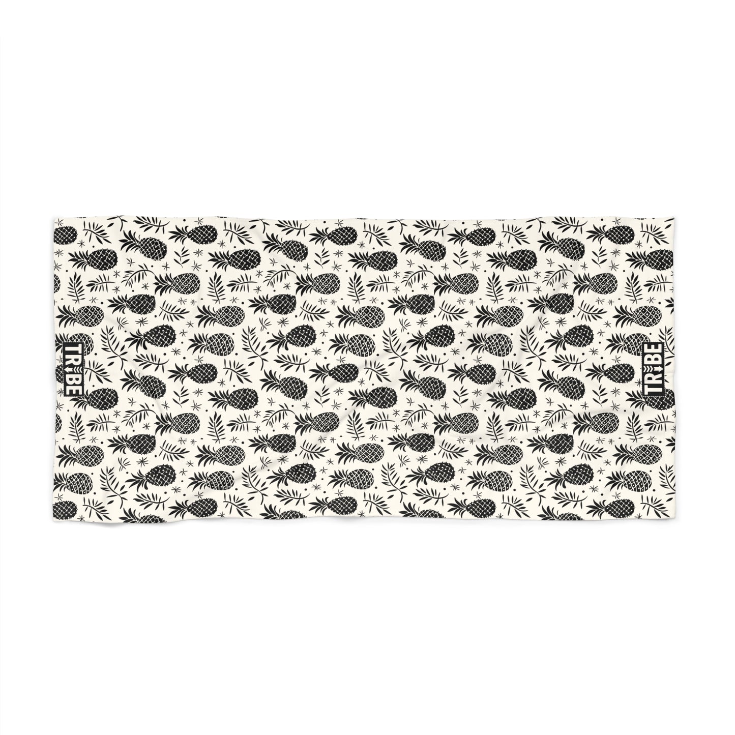 PINEAPPLE SPLASH Beach Towel - Bone