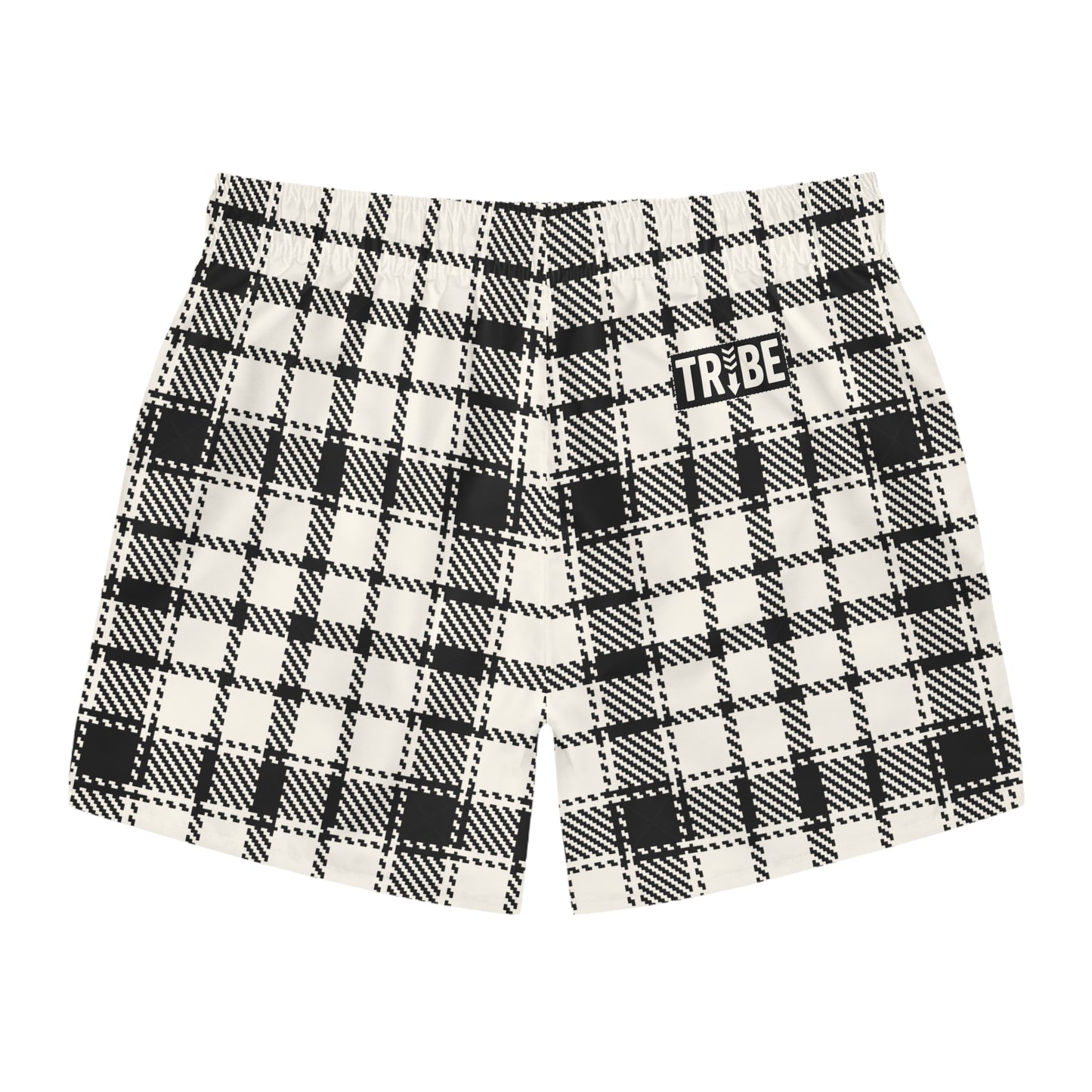 TARTAN Imprinted 5-6" Inseam Swim Trunks - Bone