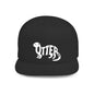 OTTER Flat Bill Snapback — Bone Silhouette Design