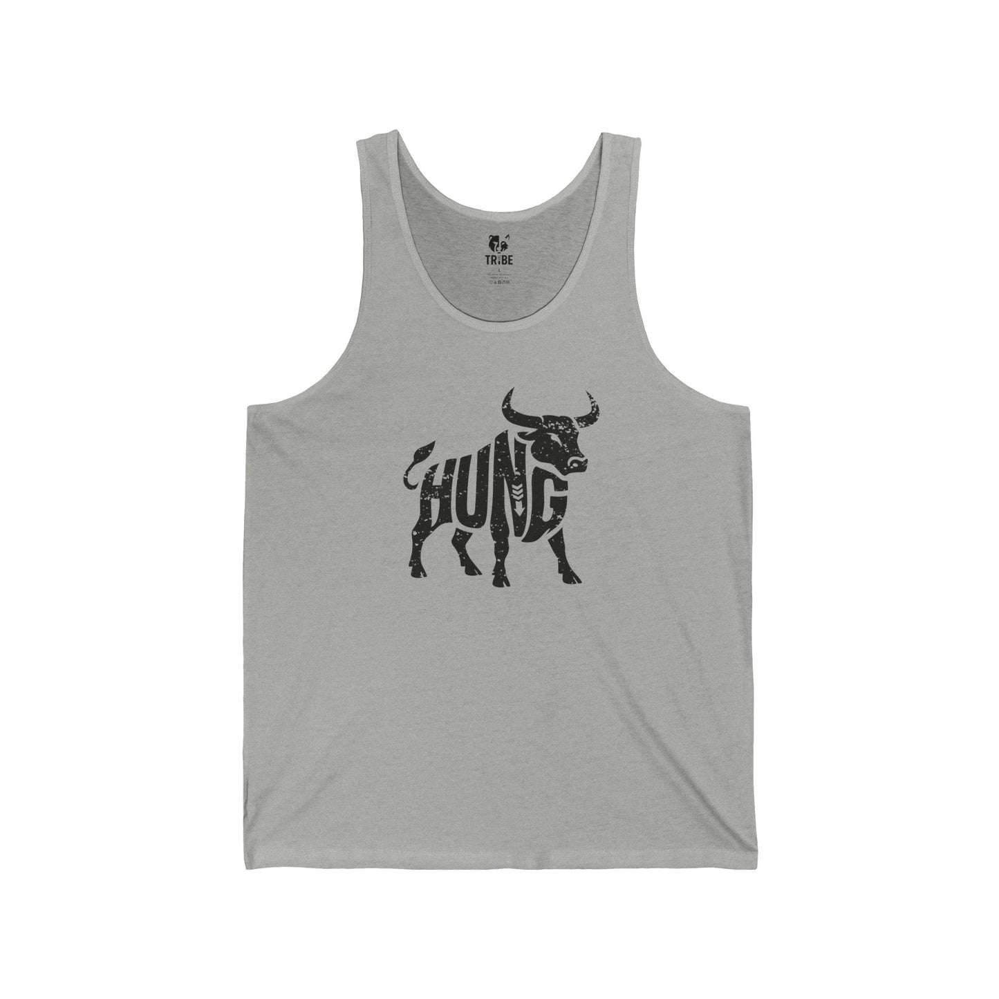 HUNG BULL Jersey Tank - Onyx Silhouette Design