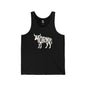 HORNY BULL Jersey Tank - Bone Silhouette Design