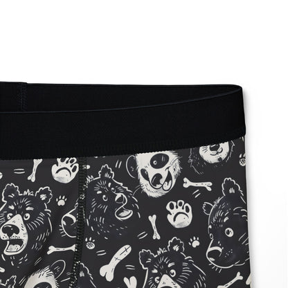 BEAR BONES Men's Boxer Briefs - Onyx