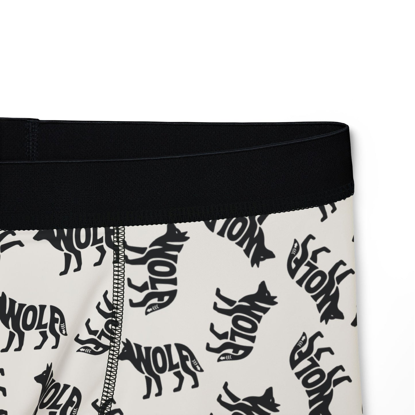 WOLF Men's Boxer Briefs - Bone
