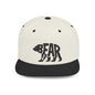 BEAR Flat Bill Snapback — Onyx Silhouette Design