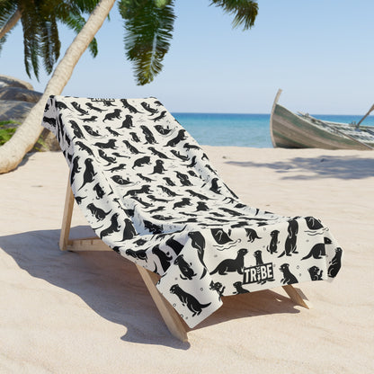 OTTERLY ADORABLE Beach Towel - Bone