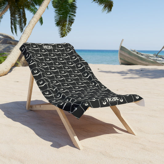 BEAR STARE Beach Towel - Onyx