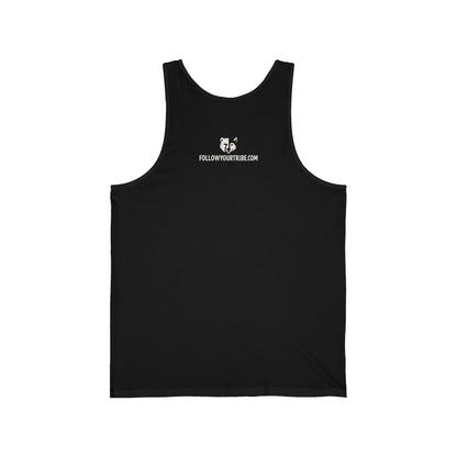LOVE IS GREATER THAN HATE Jersey Tank - Bone Design