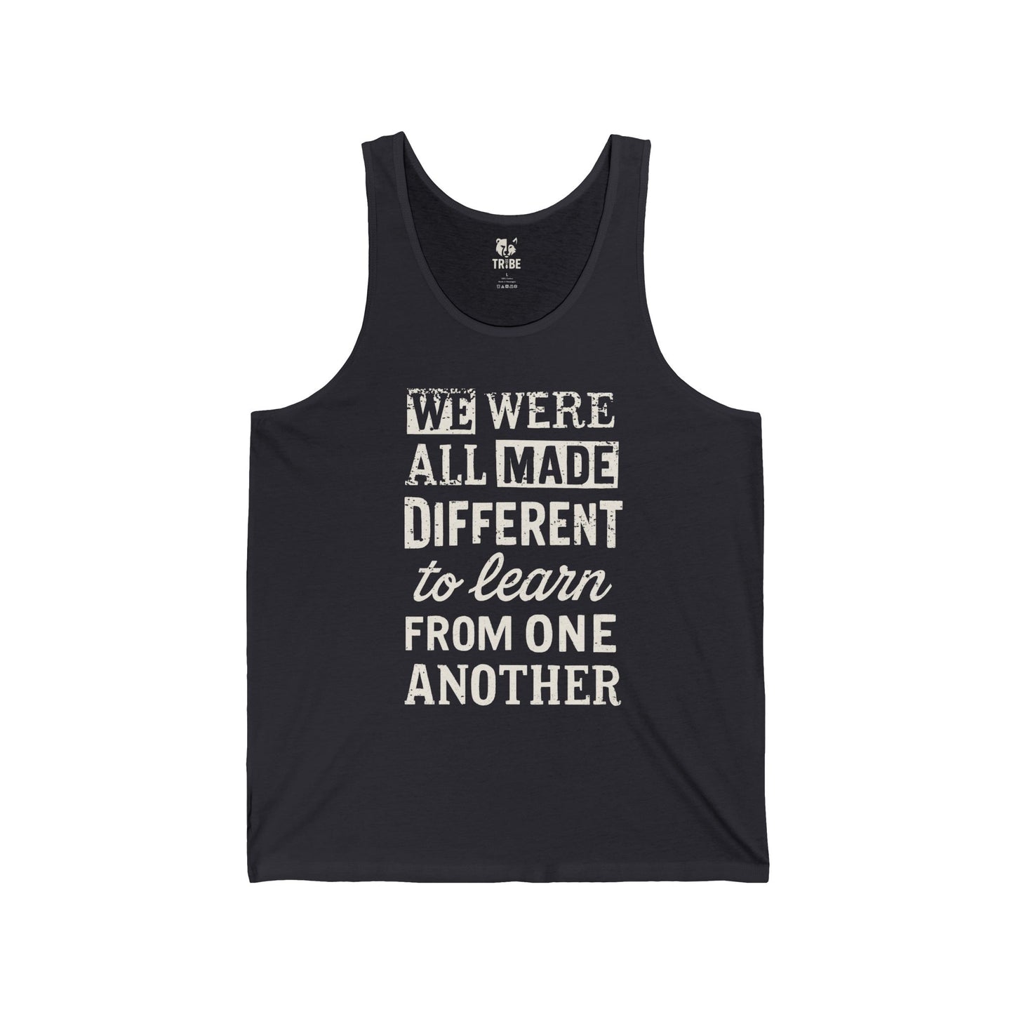 ALL DIFFERENT Jersey Tank - Bone Design