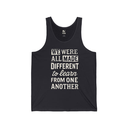 ALL DIFFERENT Jersey Tank - Bone Design