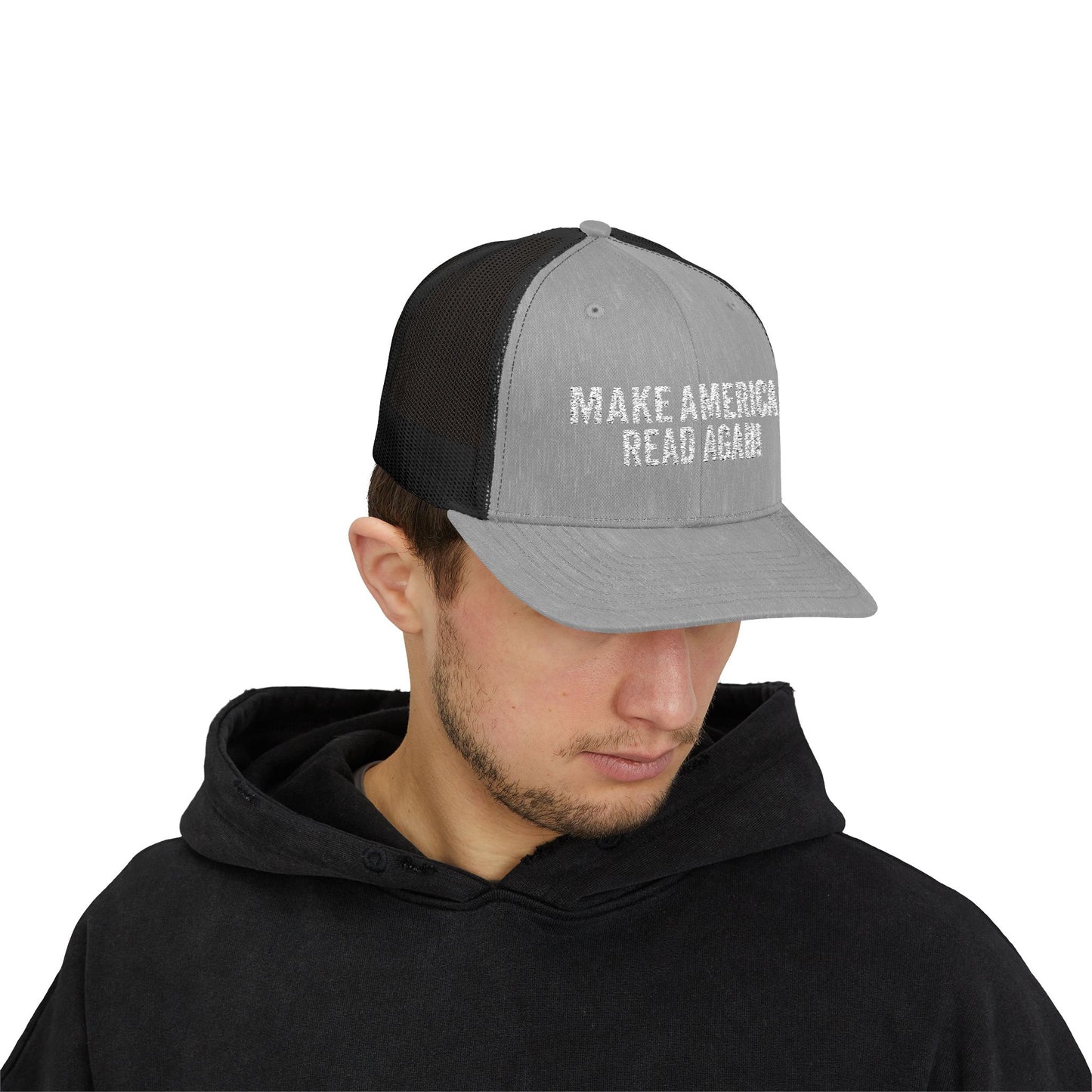 MARA Snapback Trucker Cap - Bone Design