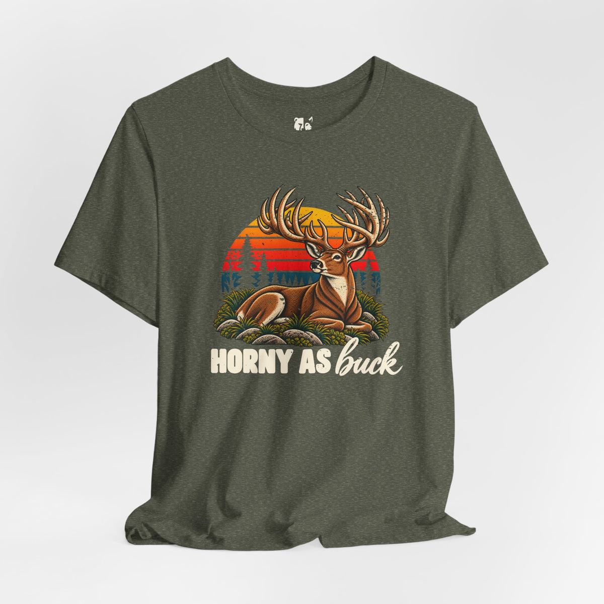 Horny As Buck Jersey Tee