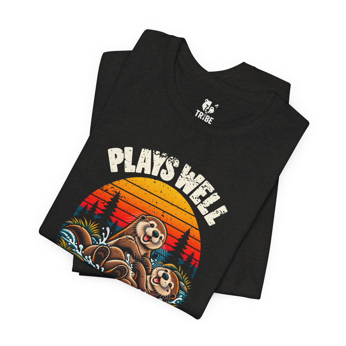 Plays Well with Otters Jersey Tee