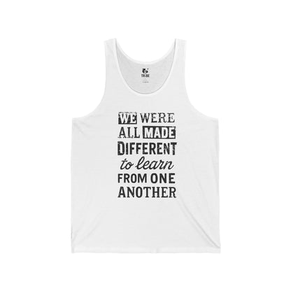 ALL DIFFERENT Jersey Tank - Onyx Design
