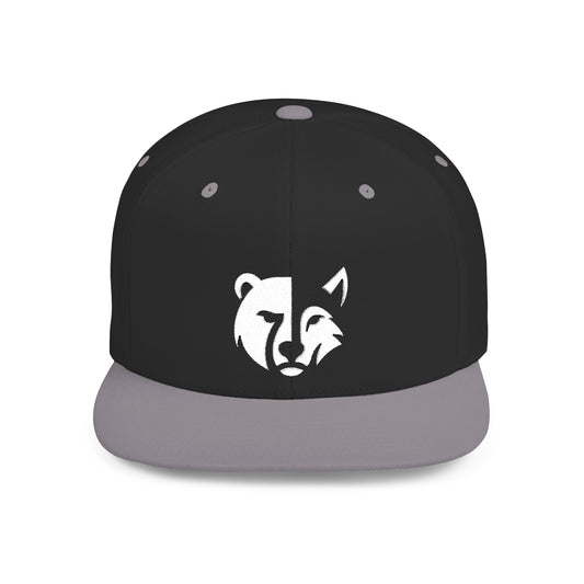 TRIBE Icon Flat Bill Snapback — Bone Design