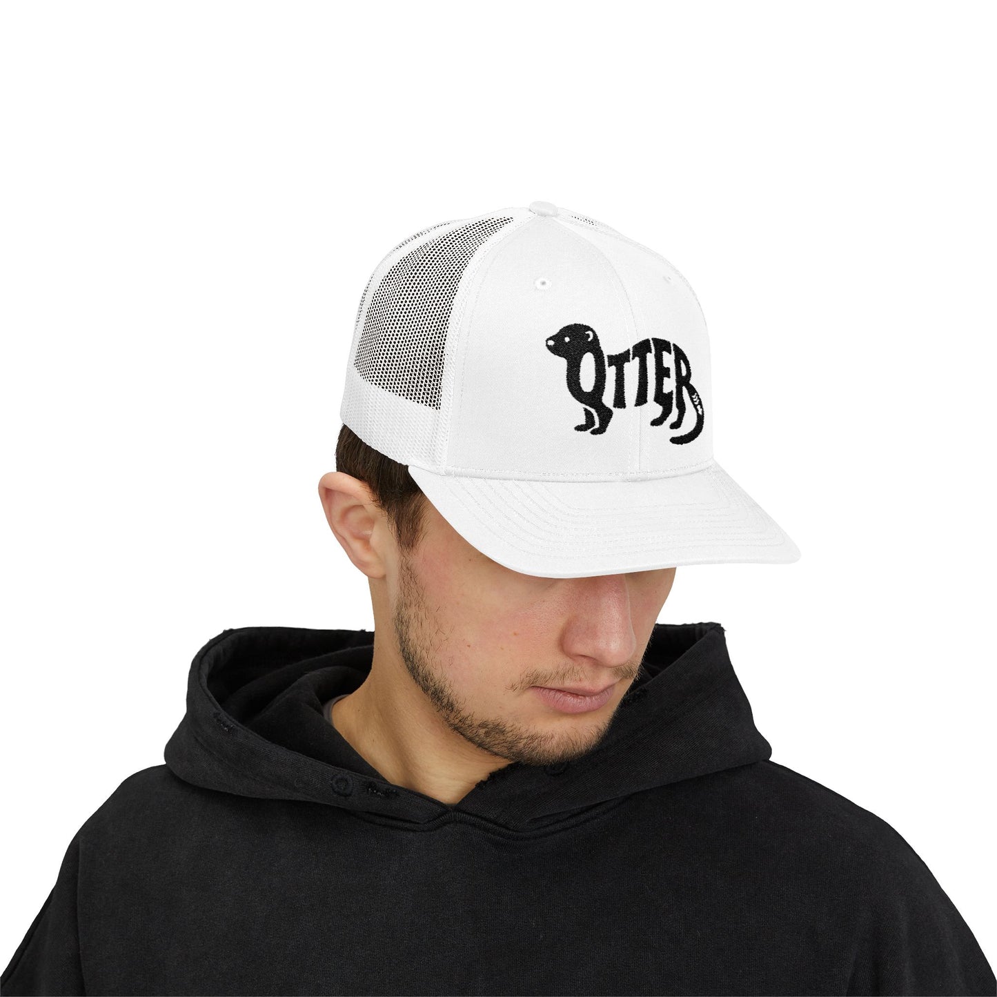 OTTER Snapback Trucker Cap - Onyx Silhouette Design