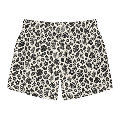 PARADISE Imprinted 5-6" Inseam Swim Trunks - Bone
