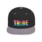 TRIBE Logo Flat Bill Snapback — Pansexual Pride Design