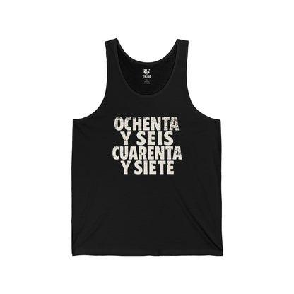 8647 (Español) Jersey Tank - Bone Design
