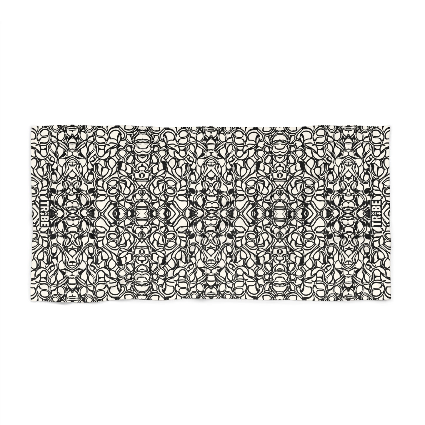 SCRIBBLES Beach Towel - Bone