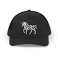 VERS UNICORN Snapback Trucker Cap - Bone Silhouette Design