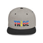 TRIBE Logo Flat Bill Snapback — Polyamory Pride Design